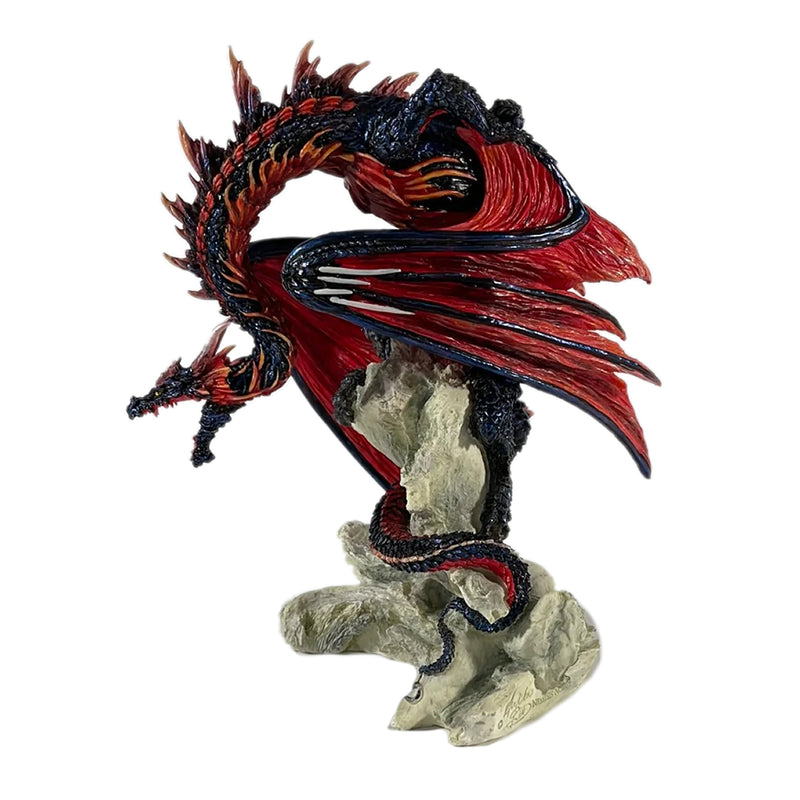 Bloodfire Dragon Statue