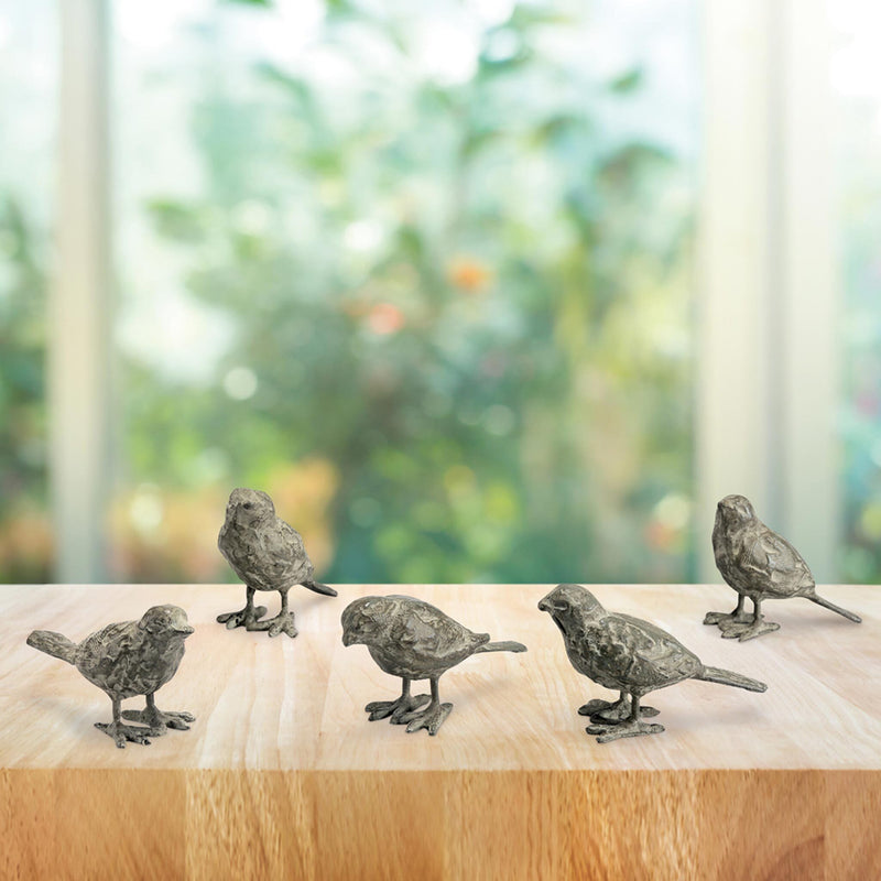 Boardwalk Buddies Bird Figurines- Set of 5 by San Pacific International/SPI Home