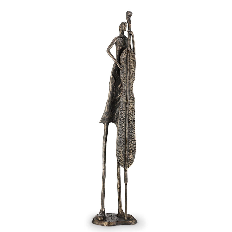 Bodacious Bassist Musical Statue