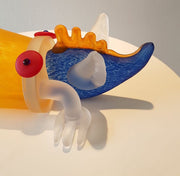 Borowski Glass Pelican Bowl Detail