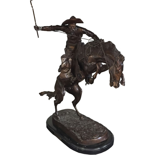 Bronco Buster Bronze Cowboy/Western Statue