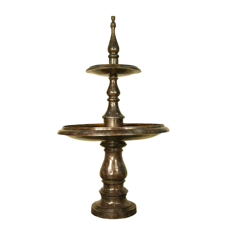 Two Tier Bronze Fountain