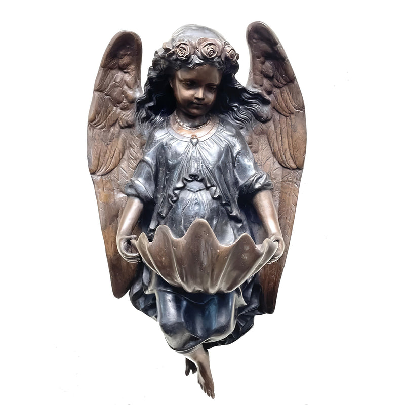Bronze Angel Wall Plaque