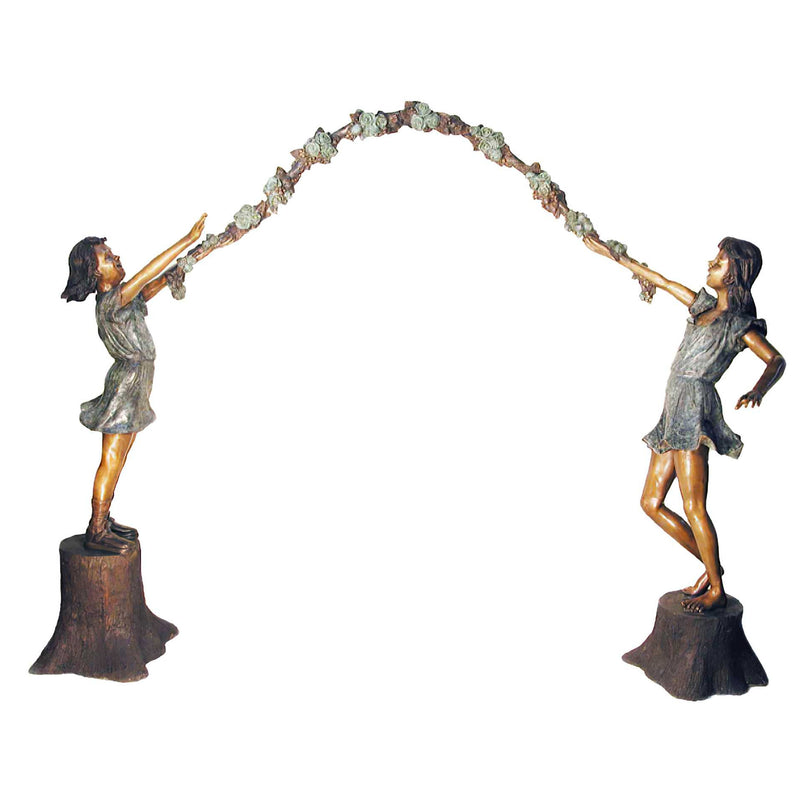Arbor Girls Bronze Sculpture