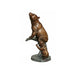 Bronze Bear with Cub on Tree Statue