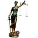 Bronze Blind Lady Justice Statue- 47.25 Inch