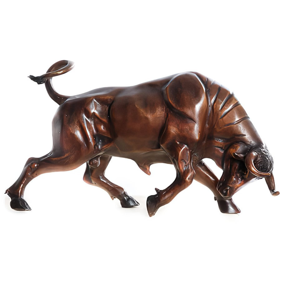 Bronze Charging Bull Sculpture — AllSculptures