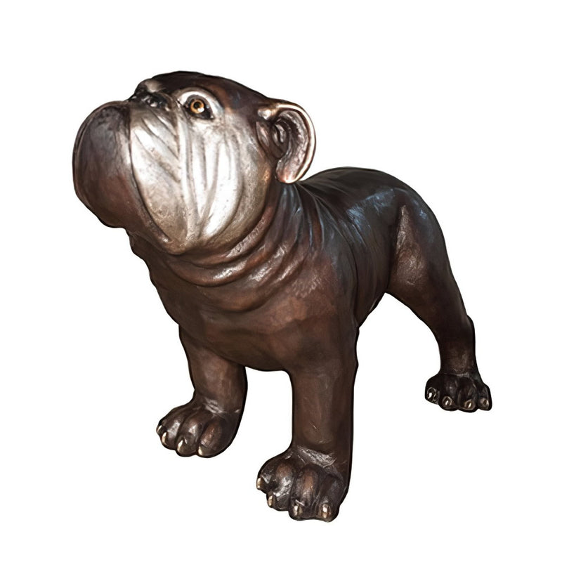 Bronze Bulldog Sculpture Extra Large