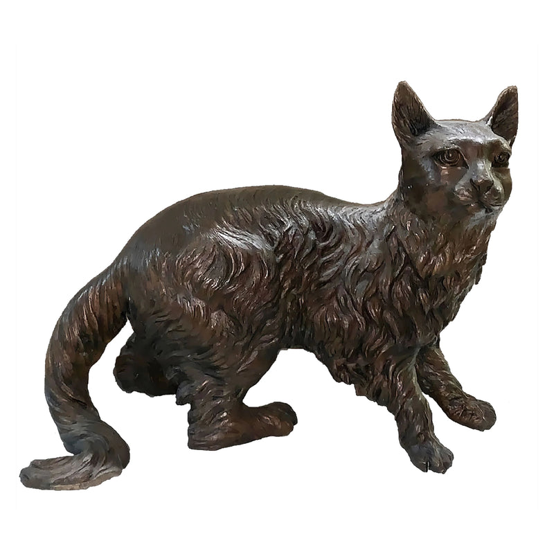 Bronze Cat Sculpture