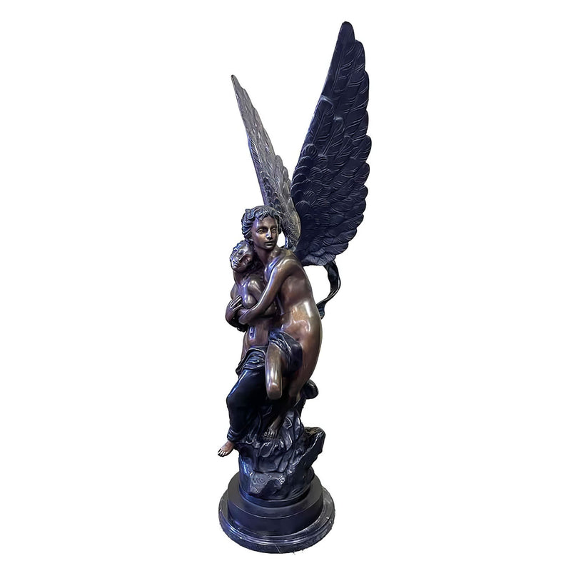 Bronze Cupid and Psyche Sculpture