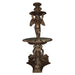 Bronze Cupid with Tray Tiered Fountain
