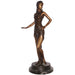 Bronze Deco Dancer Statue- 22 Inch
