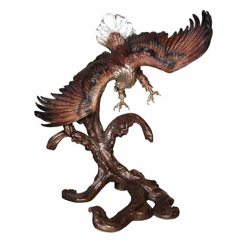 Bronze Eagle Outdoor Sculpture