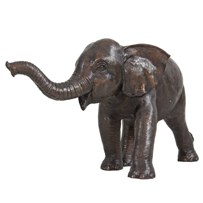Bronze Baby Elephant Sculpture