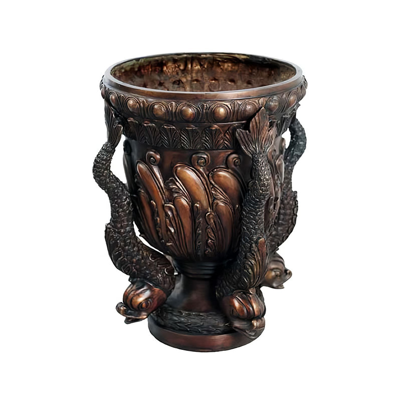 Bronze Fish Urn