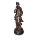 Bronze Goddess Diana with Doves Sculpture