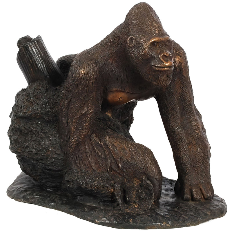 Bronze Gorilla Sculpture