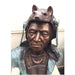Bronze Indian Chief Bust- Face