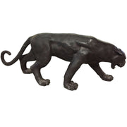 Bronze Leopard Sculpture- Large- Side View