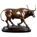 Bronze Long Horn Bull Sculpture