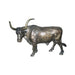 Bronze Longhorn Steer Sculpture