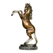 Bronze Rearing Horse