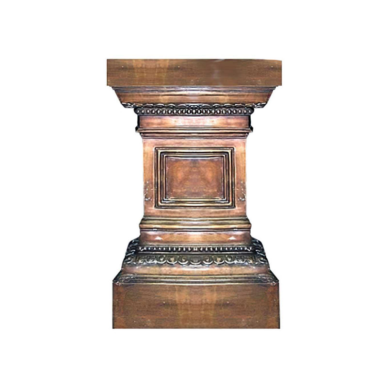Bronze Square Top Pedestal