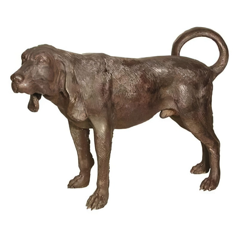 Bronze Standing Dog Statue