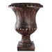 Bronze Urn with Leaf Design
