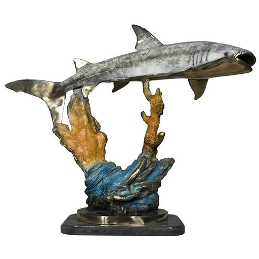 Bronze Whale Shark Statue