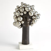 Bubble For Brains Bust Silver 5