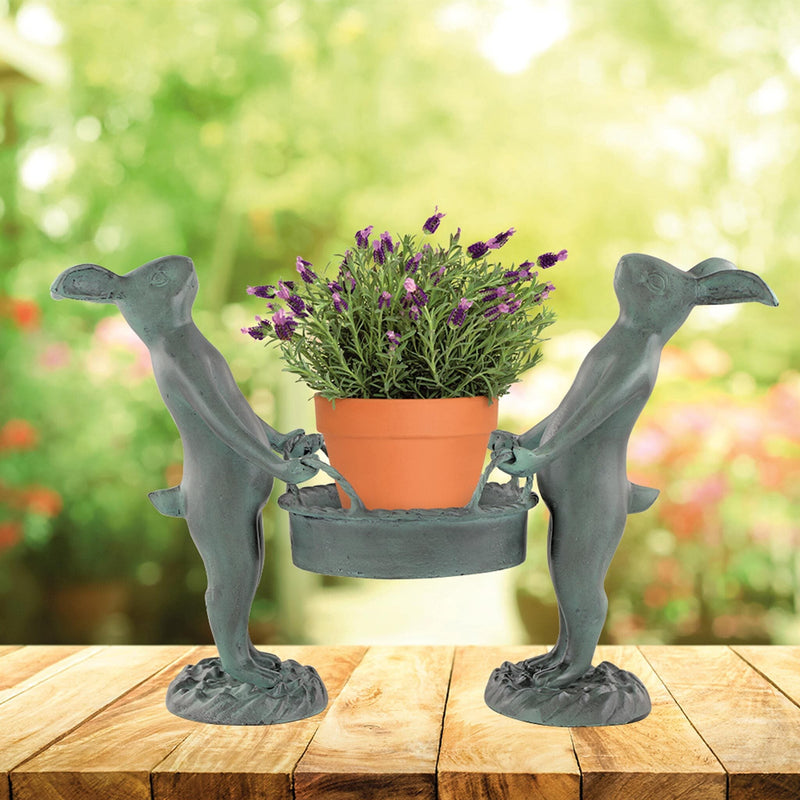 Bunny Gardeners Flower Pot Holder