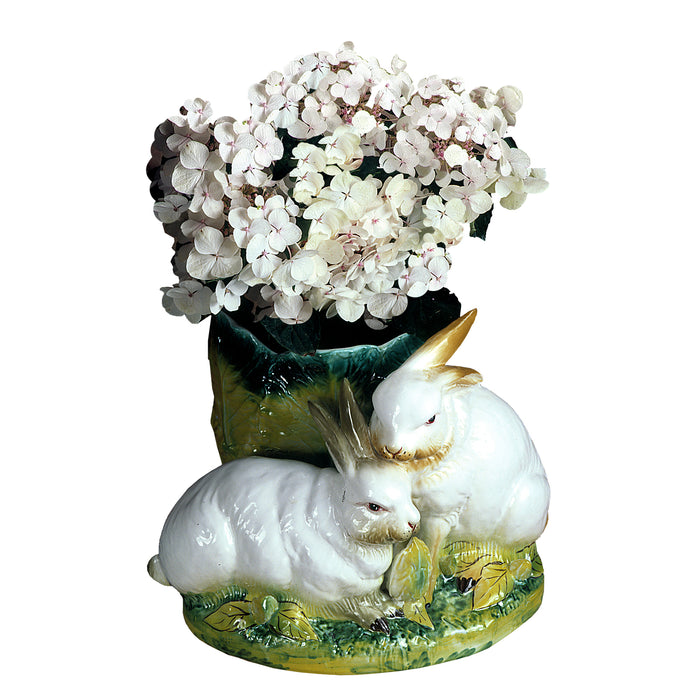 Bunny Rabbit Planter- Italian Ceramic