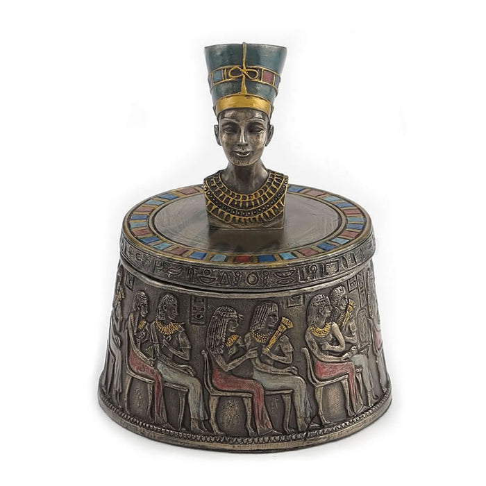 Bust Of Nefertiti Egyptian Trinket Box