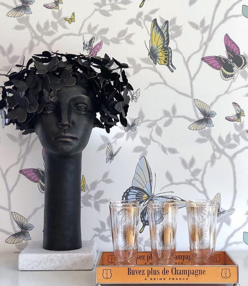 Butterfly Head Sculpture