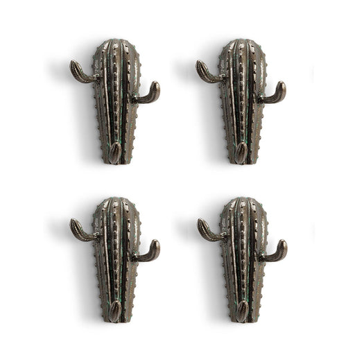 Cactus Wall Hooks, Set of 4 by San Pacific International/SPI Home