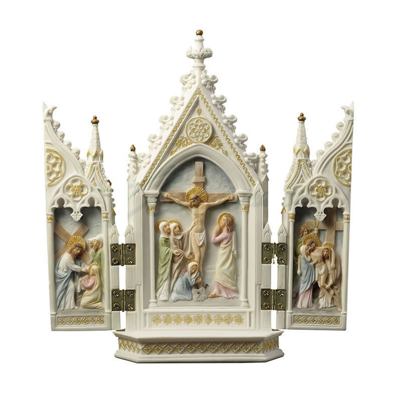 Calvary Triptych- Light Color — AllSculptures