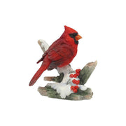 Cardinal with Berries Figurine