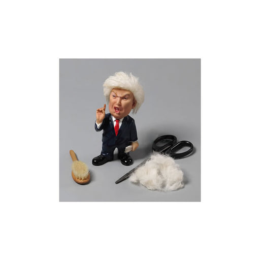 Cartoon Donald J. Trump Hair Doll Statue by Veronese Design