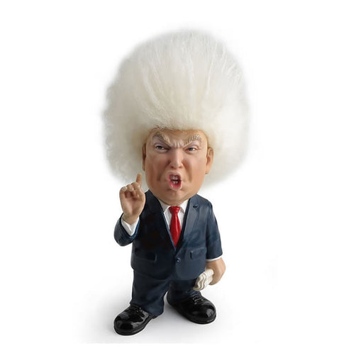 Cartoon Donald J. Trump Hair Doll Statue