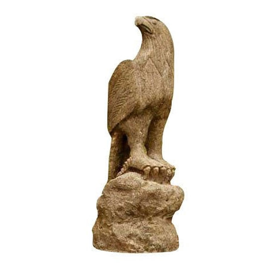 Carved Eagle Garden Statue