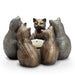 Cat Gathering Candleholder by San Pacific International/SPI Home