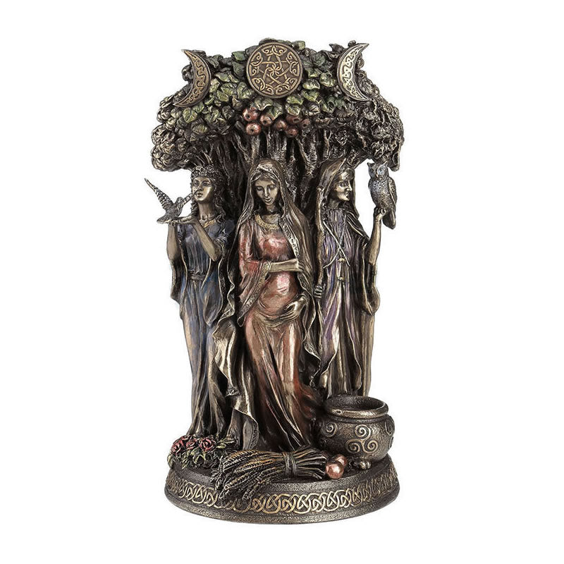 Celtic Triple Goddess Statue- Maiden/Mother/Crone — AllSculptures