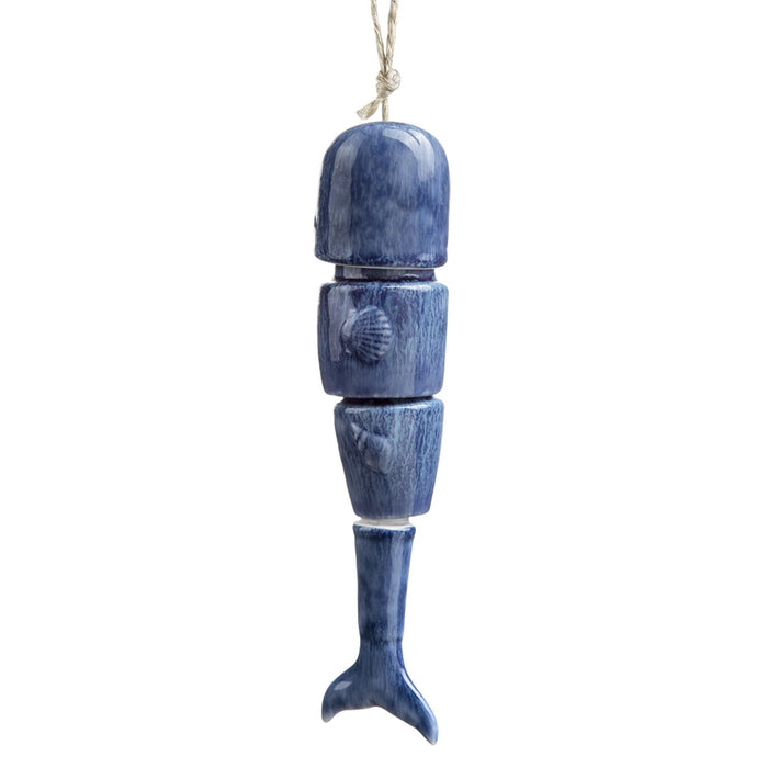 Ceramic Whale Wind Chime by San Pacific International/SPI Home