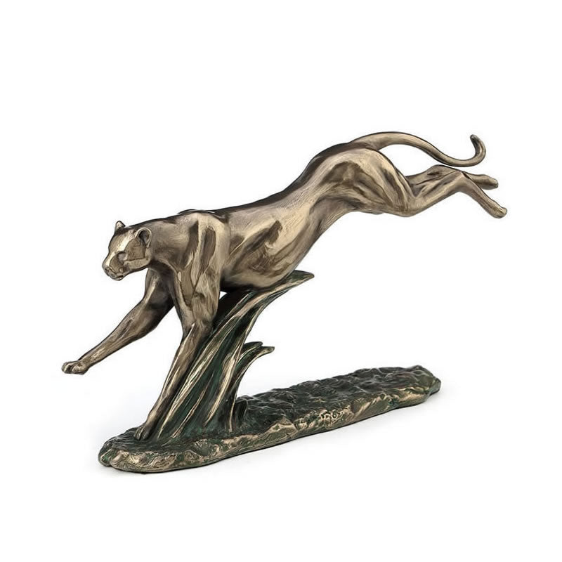 Cheetah Running Statue