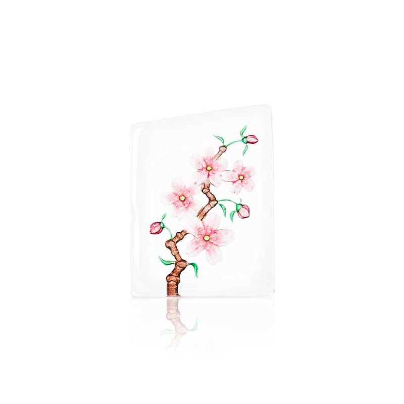 Cherry Blossom Crystal Sculpture-Small by Mats Jonasson