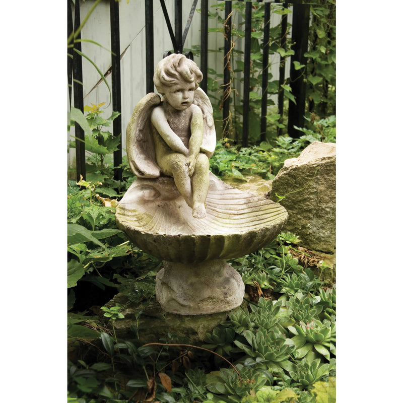 Meditating Bird Bath