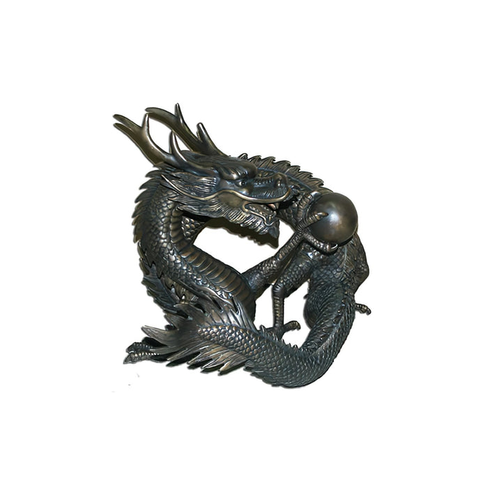 Chinese Dragon Bronze Statue