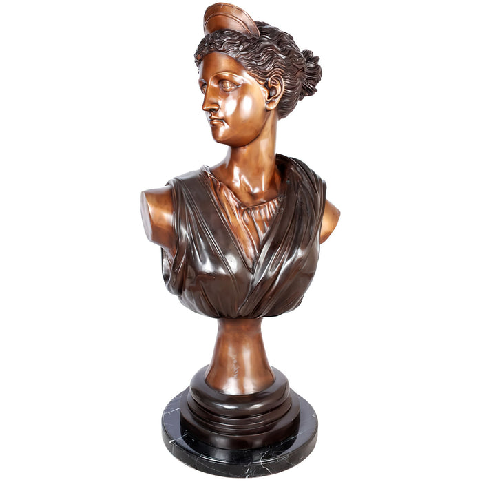 Cleopatra Bronze Bust