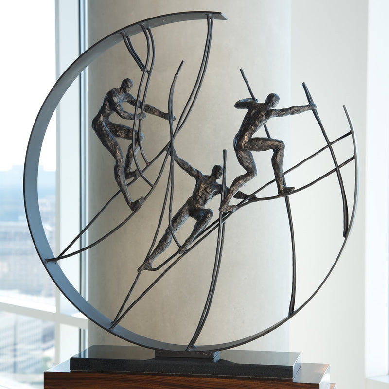 Climbing To The Top Sculpture